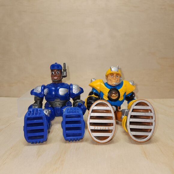 Rescue Heroes Power Max Jack Hammer Jake Justice 6" Action Figure Fisher Price - Picture 5 of 7